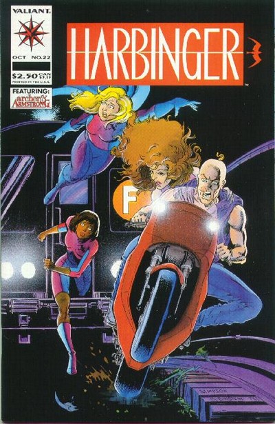 Cover for Harbinger (Acclaim / Valiant, 1992 series) #22