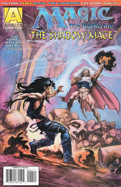 Cover for Magic: The Gathering -- The Shadow Mage (Acclaim / Valiant, 1995 series) #4