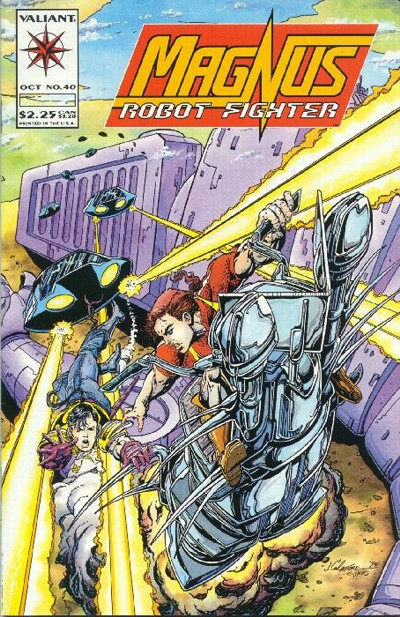 Cover for Magnus Robot Fighter (Acclaim / Valiant, 1991 series) #40