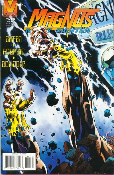 Cover for Magnus Robot Fighter (Acclaim / Valiant, 1991 series) #58