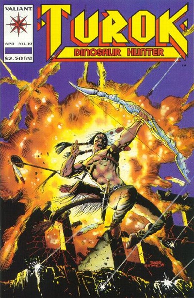 Cover for Turok, Dinosaur Hunter (Acclaim / Valiant, 1993 series) #10