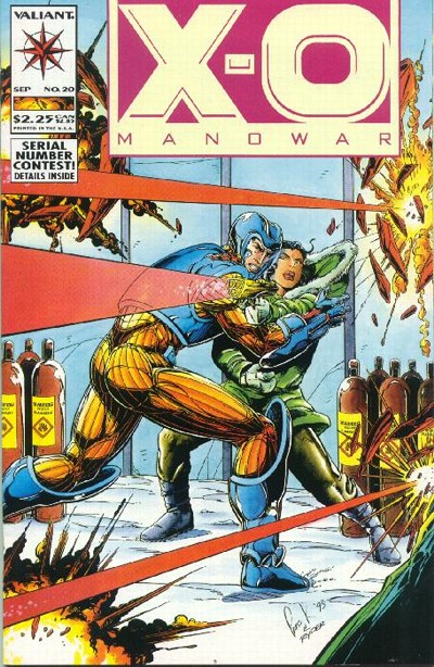 Cover for X-O Manowar (Acclaim / Valiant, 1992 series) #20
