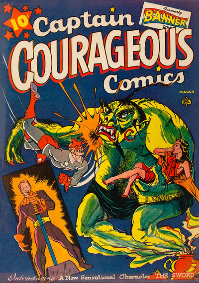 Cover for Captain Courageous Comics (Ace Magazines, 1942 series) #6
