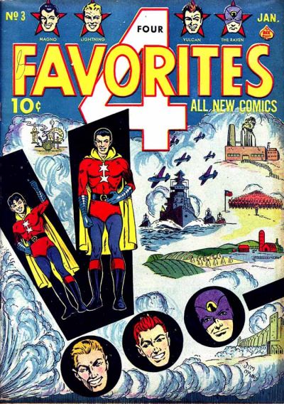 Cover for Four Favorites (Ace Magazines, 1941 series) #3