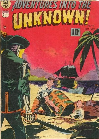 Cover for Adventures into the Unknown (American Comics Group, 1948 series) #7