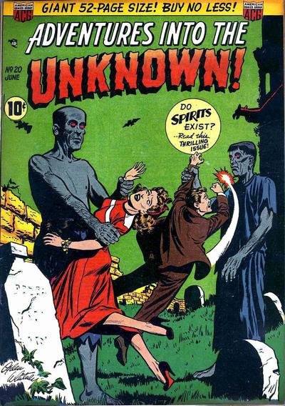 Cover for Adventures into the Unknown (American Comics Group, 1948 series) #20