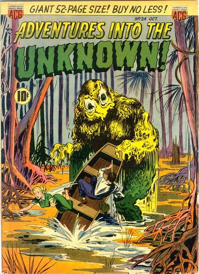 Cover for Adventures into the Unknown (American Comics Group, 1948 series) #24