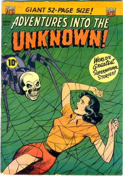 Cover for Adventures into the Unknown (American Comics Group, 1948 series) #33