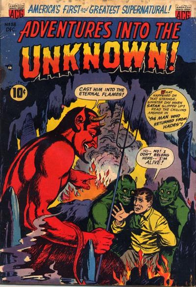Cover for Adventures into the Unknown (American Comics Group, 1948 series) #38