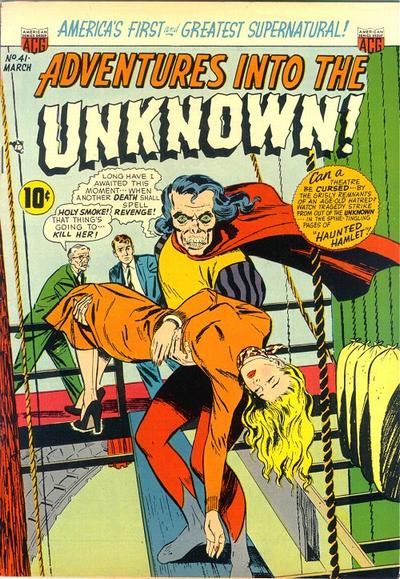 Cover for Adventures into the Unknown (American Comics Group, 1948 series) #41