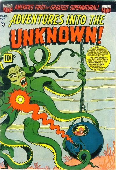 Cover for Adventures into the Unknown (American Comics Group, 1948 series) #49