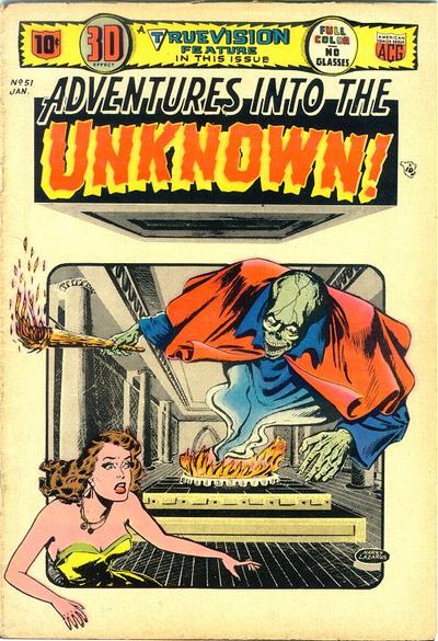 Cover for Adventures into the Unknown (American Comics Group, 1948 series) #51
