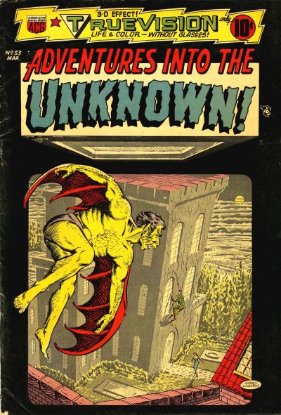 Cover for Adventures into the Unknown (American Comics Group, 1948 series) #53