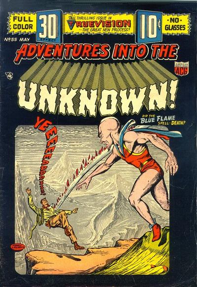 Cover for Adventures into the Unknown (American Comics Group, 1948 series) #55