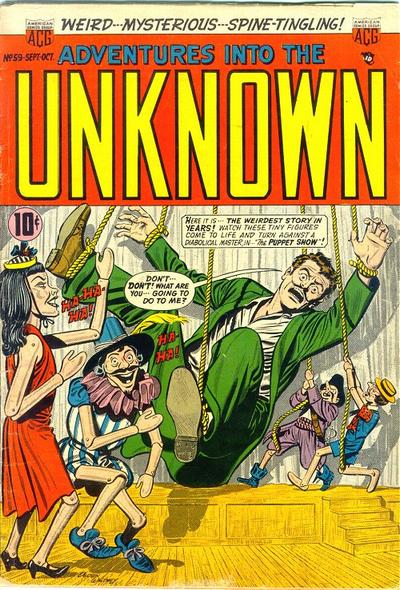 Cover for Adventures into the Unknown (American Comics Group, 1948 series) #59