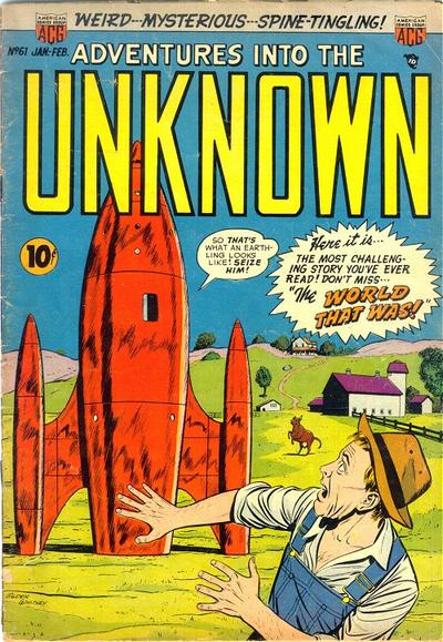 Cover for Adventures into the Unknown (American Comics Group, 1948 series) #61