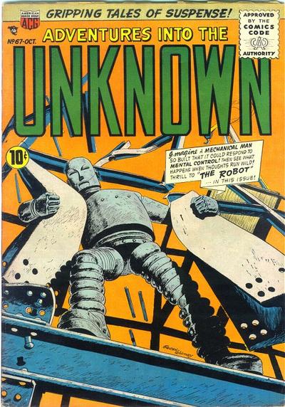 Cover for Adventures into the Unknown (American Comics Group, 1948 series) #67