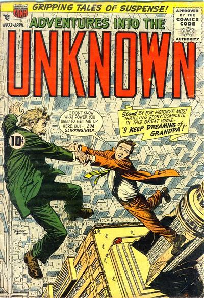 Cover for Adventures into the Unknown (American Comics Group, 1948 series) #72