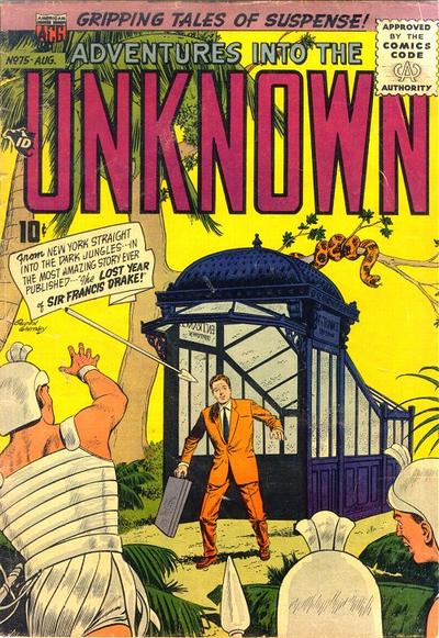 Cover for Adventures into the Unknown (American Comics Group, 1948 series) #75