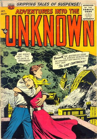 Cover for Adventures into the Unknown (American Comics Group, 1948 series) #77