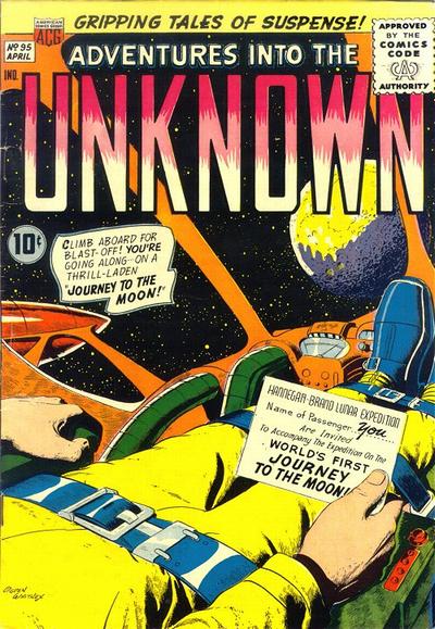 Cover for Adventures into the Unknown (American Comics Group, 1948 series) #95