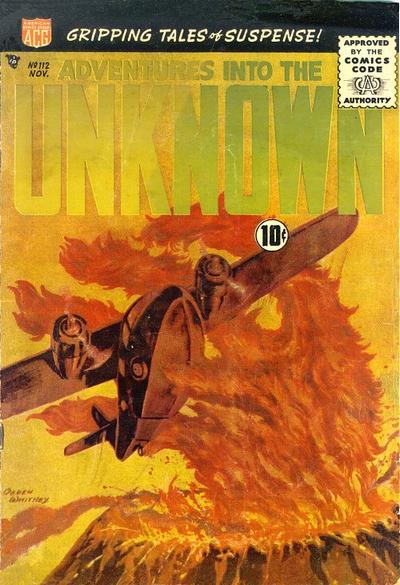 Cover for Adventures into the Unknown (American Comics Group, 1948 series) #112