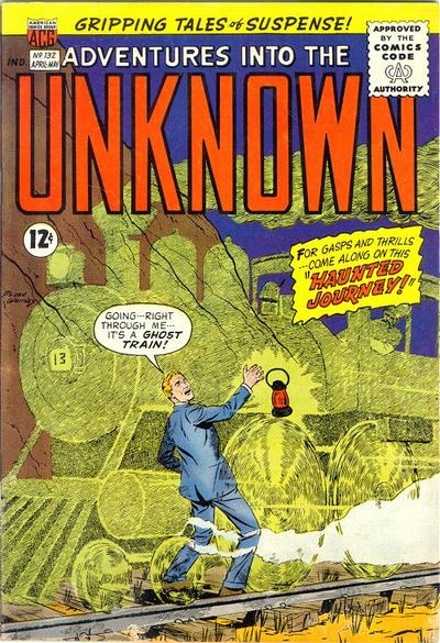 Cover for Adventures into the Unknown (American Comics Group, 1948 series) #132