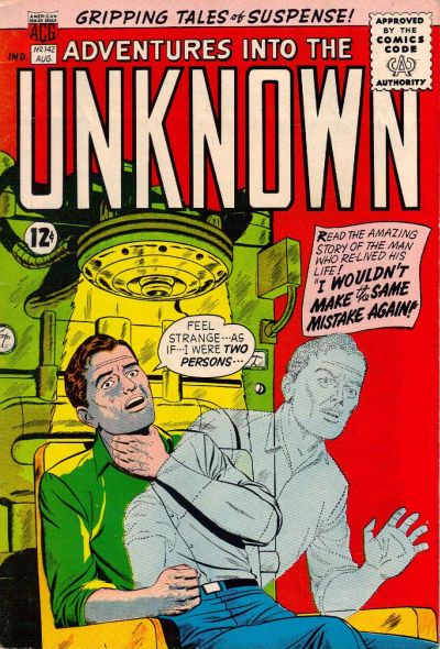 Cover for Adventures into the Unknown (American Comics Group, 1948 series) #142