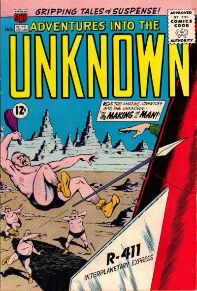 Cover for Adventures into the Unknown (American Comics Group, 1948 series) #145