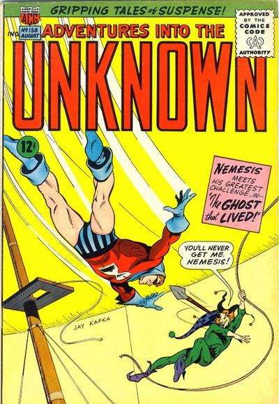 Cover for Adventures into the Unknown (American Comics Group, 1948 series) #158