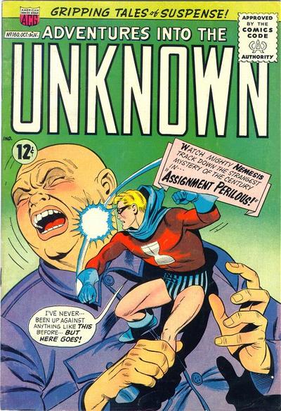 Cover for Adventures into the Unknown (American Comics Group, 1948 series) #160
