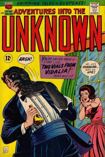 Cover for Adventures into the Unknown (American Comics Group, 1948 series) #169