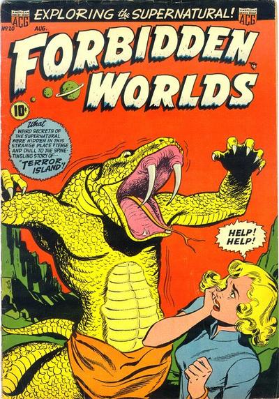 Cover for Forbidden Worlds (American Comics Group, 1951 series) #20