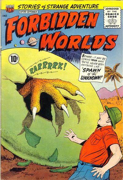 Cover for Forbidden Worlds (American Comics Group, 1951 series) #98