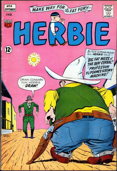 Cover for Herbie (American Comics Group, 1964 series) #4