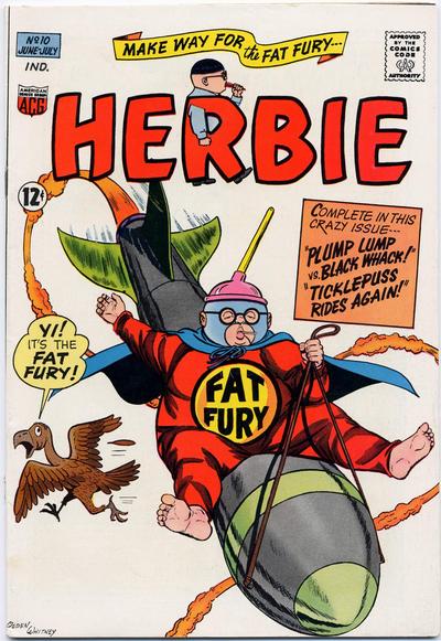Cover for Herbie (American Comics Group, 1964 series) #10