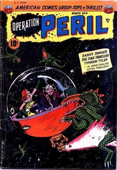 Cover for Operation: Peril (American Comics Group, 1950 series) #9