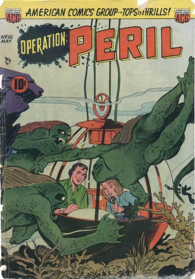 Cover for Operation: Peril (American Comics Group, 1950 series) #10