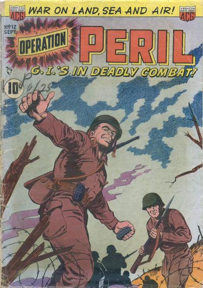 Cover for Operation: Peril (American Comics Group, 1950 series) #12