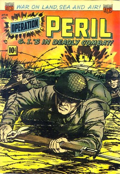 Cover for Operation: Peril (American Comics Group, 1950 series) #14