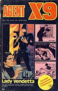 Cover Thumbnail for Agent X9 (Nordisk Forlag, 1974 series) #4/1975