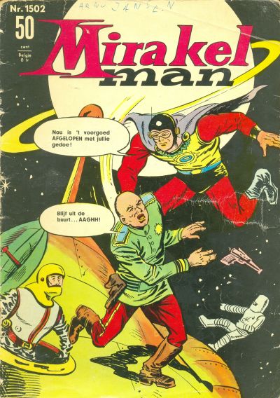 Cover for Mirakelman (Classics/Williams, 1965 series) #1502