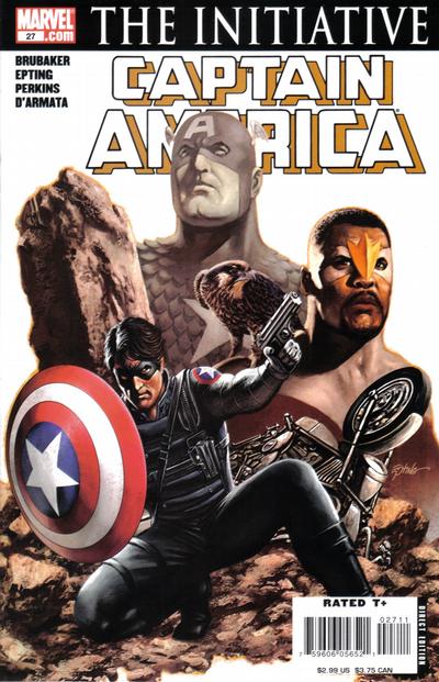 Cover for Captain America (Marvel, 2005 series) #27 [Direct Edition]