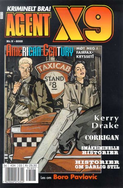 Cover for Agent X9 (Hjemmet / Egmont, 1998 series) #3/2003