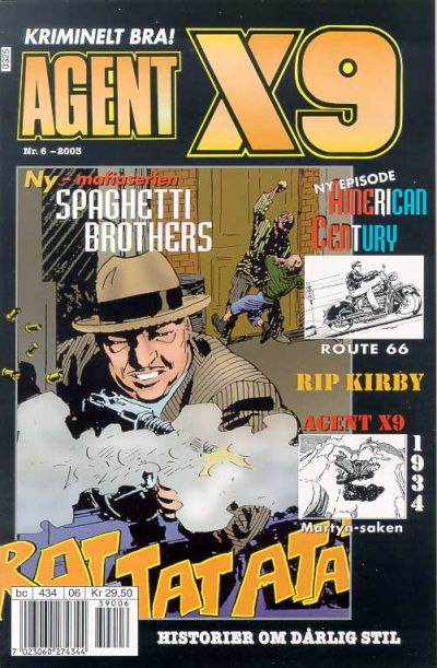 Cover for Agent X9 (Hjemmet / Egmont, 1998 series) #6/2003