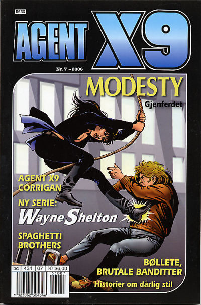 Cover for Agent X9 (Hjemmet / Egmont, 1998 series) #7/2006