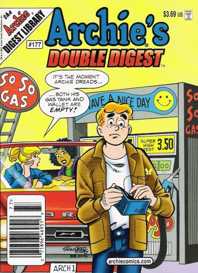 Cover for Archie's Double Digest Magazine (Archie, 1984 series) #177 [Newsstand]