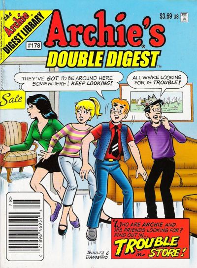Cover for Archie's Double Digest Magazine (Archie, 1984 series) #178