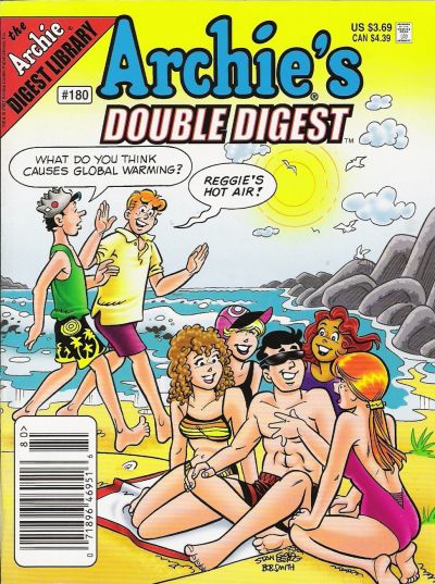 Cover for Archie's Double Digest Magazine (Archie, 1984 series) #180