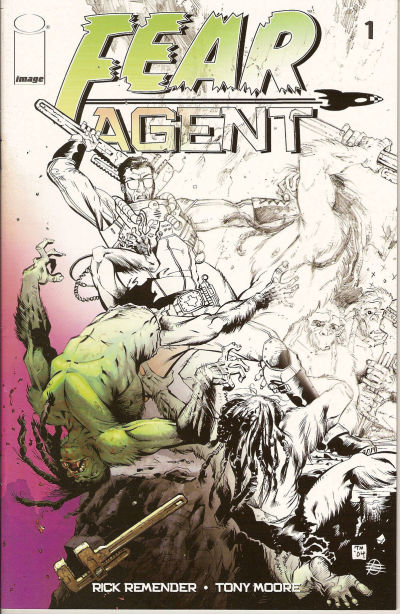 Cover for Fear Agent (Image, 2005 series) #1 [RRP Retailer Summit Cover]
